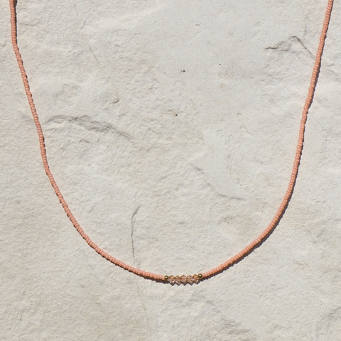 diy-set kette mit swarovski-glaskristallen