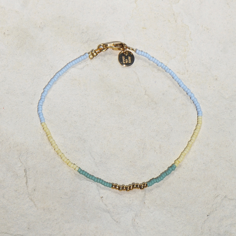 diy-set armband tricolor sommer