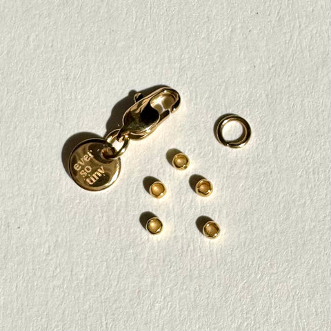Goldplattierter Edelstahlverschluss